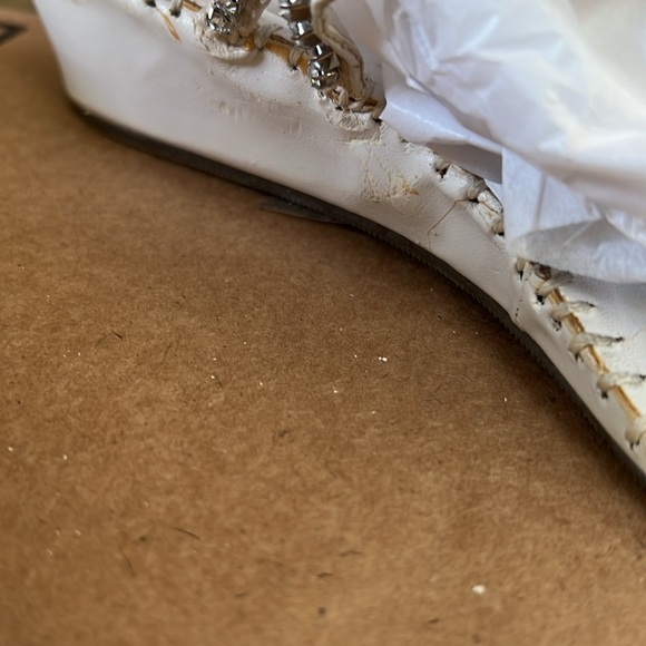 Steve Madden Women’s Rhinestone Thong Slip in Sandals Sz 7 1/2 - Picture 8 of 15